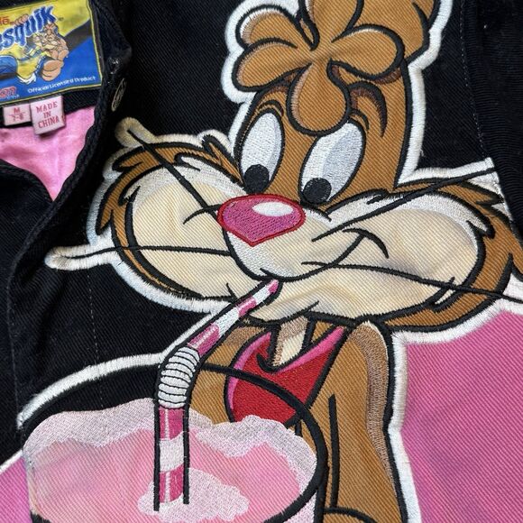 Vintage JH Design Kids/ Women Nesquik Strawberry Jacket Jeff Hamilton - Picture 4 of 16